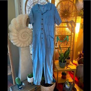 Denim jumpsuit 3xl